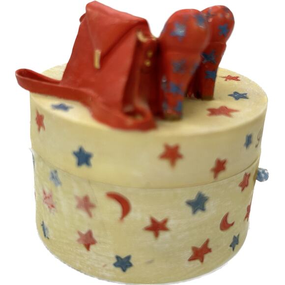 Hallmark Marjolein Bastin Party Shoes Trinket Box with Rubber Stamp - Picture 5 of 11